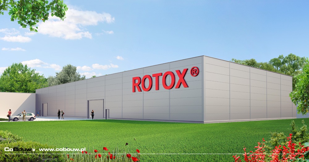 De bouw van een productiehal voor Firma Rotox sp. z o.o.