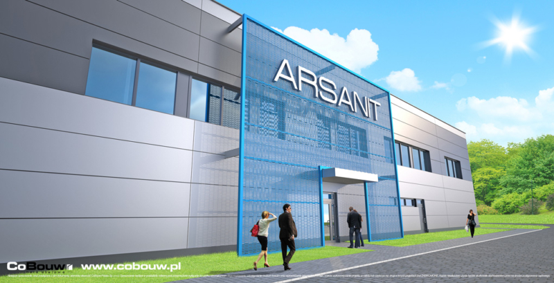 De bouw van een opslag- en  productiehal voor de firma ARSANIT sp. z o.o. in Konin